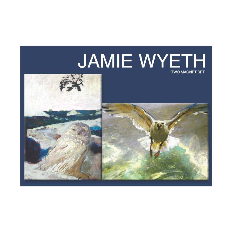 Wake and Snow Owl Magnet Set | Jamie Wyeth