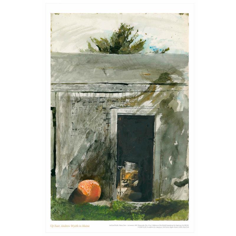 Maine Door 11x17" Reproduction | Andrew Wyeth